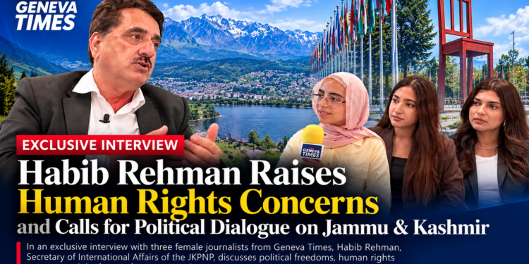 Geneva Times Exclusive: Habib Rehman Raises Human Rights Concerns and Calls for Political Dialogue on Jammu & Kashmir